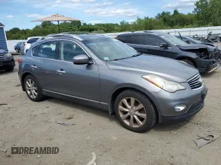 2012 Infiniti EX Journey with VIN JN1AJ0HR8CM453402, listed as a Copart auction lot 65125335 with 127,290 mi miles and Clean title. Bid and sale history available at DreamBid. Image 4.