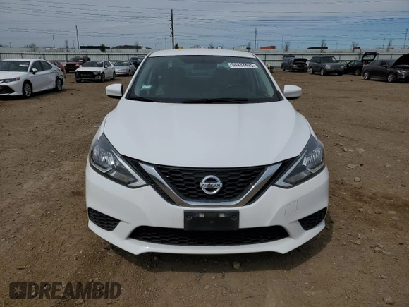 2017 Nissan Sentra S with VIN 3N1AB7AP7HY212742, listed as a Copart auction lot 54437495 with 63,438 mi miles and Salvage title. Bid and sale history available at DreamBid. Image 5.