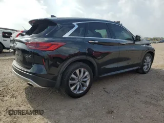 2022 Infiniti QX50 PURE with VIN 3PCAJ5AB1NF116220, listed as a Copart auction lot 48974075 with 73,079 mi miles and Salvage Title. Bid and sale history available at carsss.com. Image 3.