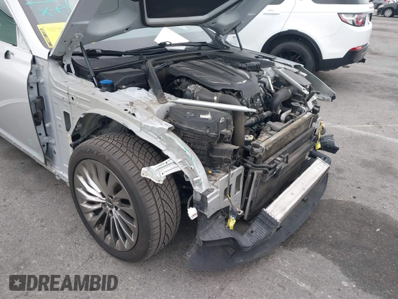 2017 Genesis G90 Premium with VIN KMHG34JA4HU034088, listed as a IAAI auction lot 42180397 with 123,318 mi miles and . Bid and sale history available at DreamBid. Image 6.