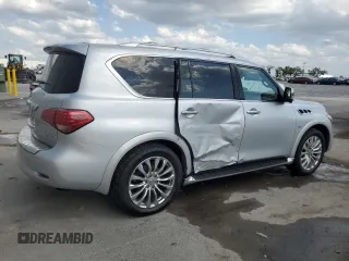 2015 Infiniti QX80 z VIN JN8AZ2NC3F9371378, wystawiony jako Copart lot #54949365 z przebiegiem 131 679 mil mil oraz Szkody całkowita. Historia ofert i sprzedaży dostępna na DreamBid. Obrazek 3.