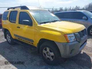 2005 Nissan Xterra S with VIN 5N1AN08W95C614299, listed as a IAAI auction lot 41891801 with 247,772 mi miles. Bid and sale history available at carsss.com. Image 1.