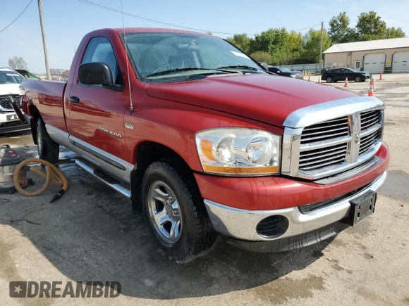 2006 Dodge 1500 ST z VIN 1D7HA16276J151165, wystawiony jako Copart lot #71070264 z przebiegiem 152 324 mil mil oraz Szkoda całkowita • Salvage title. Historia ofert i sprzedaży dostępna na DreamBid. Obrazek 4.