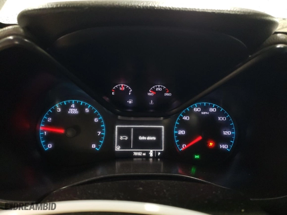 2018 Chevrolet Colorado 4WD Work Truck with VIN 1GCHTBEAXJ1213864, listed as a Copart auction lot 48681195 with 78,192 mi miles and Salvage Title. Bid and sale history available at carsss.com. Image 9.