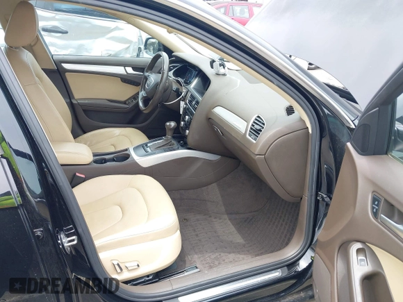 2013 Audi A4 Premium Plus with VIN WAUFFAFL4DN006258, listed as a IAAI auction lot 42465048 with 112,202 mi miles and . Bid and sale history available at DreamBid. Image 5.
