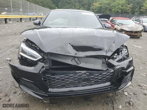 2019 Audi S5 Coupe Premium Plus with VIN WAUP4AF59KA011309, listed as a Copart auction lot 66337954 with 0 mi miles and Salvage Title. Bid and sale history available at carsss.com. Image 5.