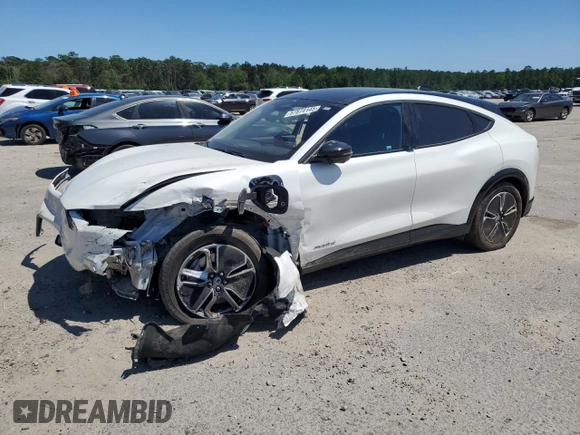 2023 Ford Mustang Mach-E Premium with VIN 3FMTK3R43PMA72439, listed as a Copart auction lot 57874145 with 21,282 mi miles and Salvage title. Bid and sale history available at DreamBid. Image 1.