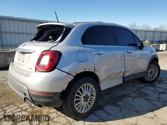 2022 FIAT 500X Trekking with VIN ZFBNF3B18NP980302, listed as a Copart auction lot 43127195 with 27,473 mi miles and Salvage title. Bid and sale history available at DreamBid. Image 3.