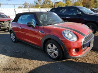 2017 MINI Convertible Cooper with VIN WMWWG5C56H3C19811, listed as a Copart auction lot 76309724 with 44,128 mi miles and Salvage Title. Bid and sale history available at carsss.com. Image 4.