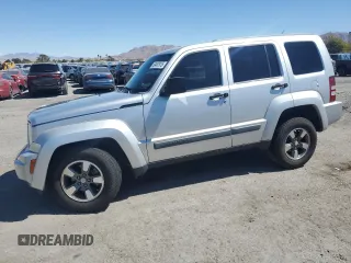 2008 Jeep Liberty Sport with VIN 1J8GP28K58W164812, listed as a Copart auction lot 50407975 with 120,131 mi miles and Salvage Title. Bid and sale history available at carsss.com. Image 1.