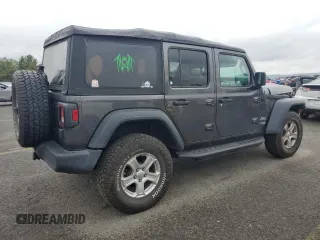 2018 Jeep Wrangler Unlimited Sport S с VIN 1C4HJXDG5JW171809, выставлен на аукционе Copart как лот 57834345 с пробегом 74 012 миль миль и Списание • Salvage title. История ставок и продаж доступна на DreamBid. Изображение 3.
