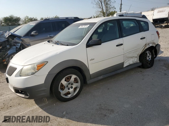2008 Pontiac Vibe with VIN 5Y2SL65848Z400457, listed as a Copart auction lot 75477874 with 100,117 mi miles and Salvage Title. Bid and sale history available at carsss.com. Image 1.