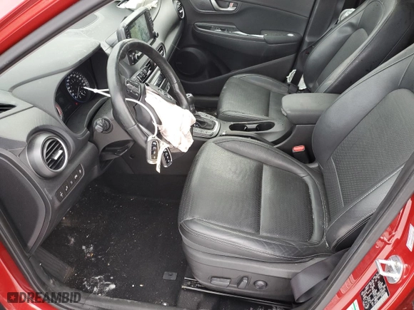 2018 Hyundai Kona Ultimate with VIN KM8K5CA59JU160616, listed as a Copart auction lot 86500554 with 64,641 mi miles and Salvage Title. Bid and sale history available at carsss.com. Image 7.