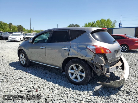 2009 Nissan Murano SL with VIN JN8AZ18W29W139280, listed as a Copart auction lot 53636955 with 142,405 mi miles and Salvage Title. Bid and sale history available at DreamBid. Image 2.