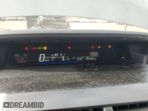 2012 Toyota Prius Two with VIN JTDZN3EU4C3076474, listed as a Copart auction lot 56713595 with 102,692 mi miles and Clean Title. Bid and sale history available at DreamBid. Image 9.