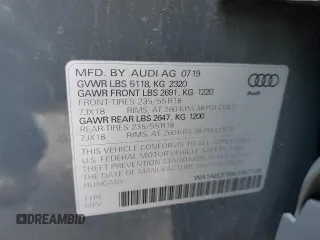 2019 Audi Q3 Premium with VIN WA1AECF38K1087128, listed as a Copart auction lot 66690412 with 16,575 mi miles. Bid and sale history available at carsss.com. Image 10.