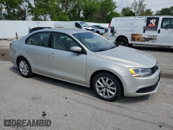 2011 Volkswagen Jetta SE с VIN 3VWDX7AJ7BM387480, выставлен на аукционе Copart как лот 55846375 с пробегом 182 669 миль миль и Чистый • Clean title. История ставок и продаж доступна на DreamBid. Изображение 4.