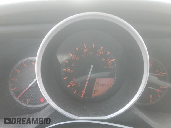 2012 Toyota 4Runner SR5 with VIN JTEZU5JRXC5042149, listed as a Copart auction lot 59207855 with 234,993 mi miles and Salvage title. Bid and sale history available at DreamBid. Image 9.