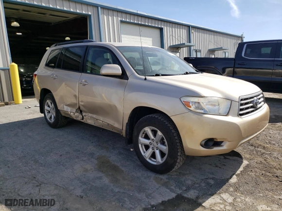 2009 Toyota Highlander with VIN JTEDS41A292087472, listed as a Copart auction lot 49461545 with 224,733 mi miles and Salvage Title. Bid and sale history available at carsss.com. Image 4.