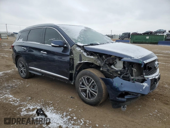 2018 Infiniti QX60 with VIN 5N1DL0MM7JC522674, listed as a Copart auction lot 44515265 with 65,582 mi miles and Salvage Title. Bid and sale history available at DreamBid. Image 4.
