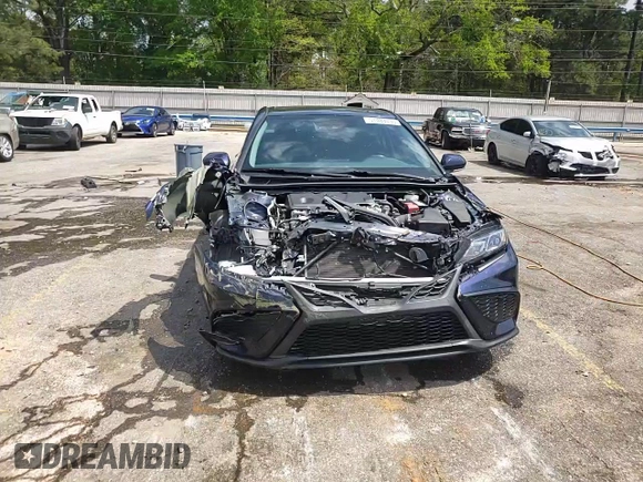 2022 Toyota Camry SE with VIN 4T1T11AK6NU672205, listed as a Copart auction lot 51483335 with 56,649 mi miles and Salvage Title. Bid and sale history available at carsss.com. Image 13.