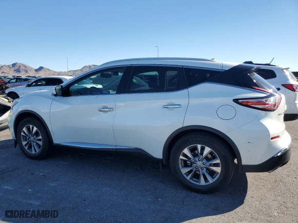 2015 Nissan Murano SL with VIN 5N1AZ2MH8FN244654, listed as a Copart auction lot 50277105 with 89,250 mi miles and Clean Title. Bid and sale history available at carsss.com. Image 2.