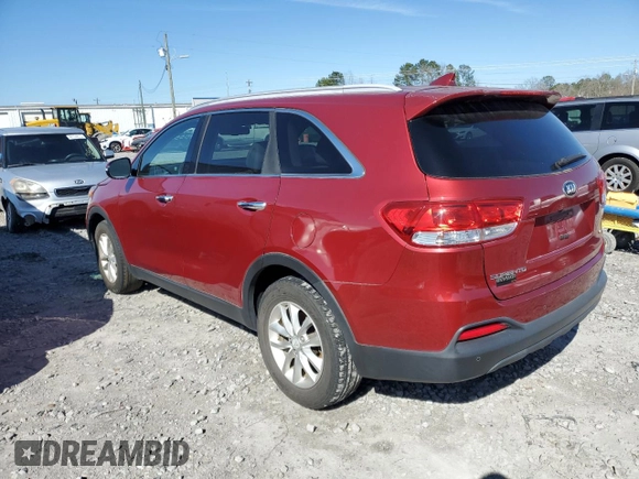 2016 Kia Sorento LX with VIN 5XYPG4A56GG115895, listed as a Copart auction lot 45553475 with 100,066 mi miles and Clean Title. Bid and sale history available at carsss.com. Image 2.