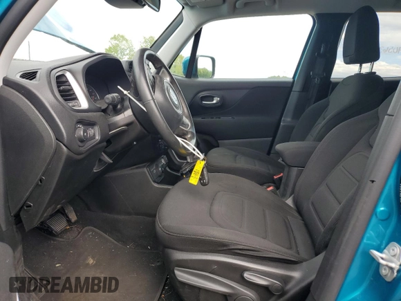 2021 Jeep Renegade Latitude with VIN ZACNJDBB7MPM43901, listed as a Copart auction lot 56366625 with 81,171 mi miles and Clean Title. Bid and sale history available at DreamBid. Image 7.