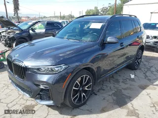 2021 BMW X7 xDrive40i with VIN 5UXCW2C05M9F76009, listed as a IAAI auction lot 41681992 with 48,565 mi miles. Bid and sale history available at carsss.com. Image 17.
