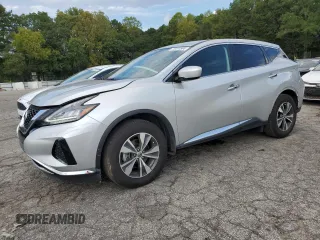 2022 Nissan Murano S with VIN 5N1AZ2AJ7NC123020, listed as a Copart auction lot 73141584 with 46,492 mi miles and Salvage Title. Bid and sale history available at DreamBid. Image 1.