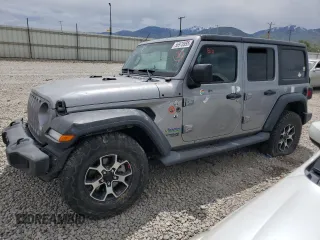 2019 Jeep Wrangler Unlimited Sport S with VIN 1C4HJXDN7KW586078, listed as a Copart auction lot 56978995 with 72,152 mi miles and Salvage title. Bid and sale history available at DreamBid. Image 1.
