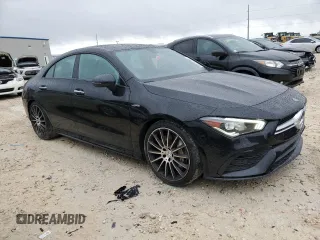 2021 Mercedes-Benz CLA 35 AMG with VIN W1K5J5BB5MN180587, listed as a Copart auction lot 50744745 with 65,231 mi miles and Salvage Title. Bid and sale history available at DreamBid. Image 4.
