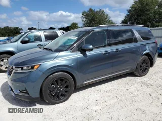2024 Kia Carnival SX with VIN KNDNE5H34R6433527, listed as a Copart auction lot 78239294 with 5,360 mi miles and Salvage Title. Bid and sale history available at carsss.com. Image 1.
