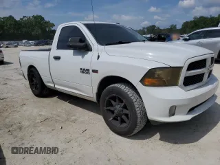2014 Ram 1500 Express with VIN 3C6JR6AT2EG331453, listed as a Copart auction lot 58036025 with 204,576 mi miles and Salvage title. Bid and sale history available at DreamBid. Image 4.