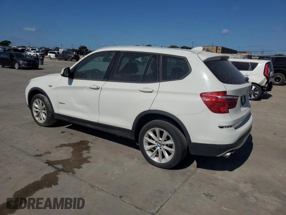 2017 BMW X3 sDrive28i with VIN 5UXWZ7C3XH0V89308, listed as a Copart auction lot 58942124 with 74,469 mi miles and Clean Title. Bid and sale history available at carsss.com. Image 2.