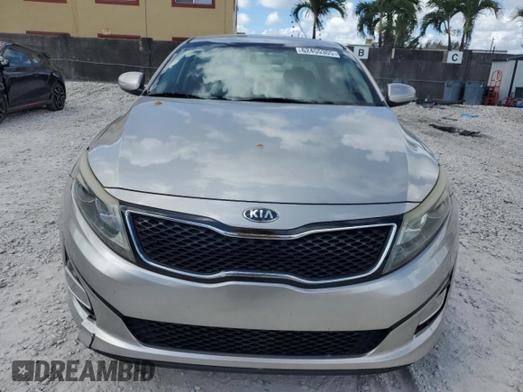 2015 Kia Optima LX with VIN 5XXGM4A79FG449996, listed as a Copart auction lot 62455305 with 106,608 mi miles and Clean title. Bid and sale history available at DreamBid. Image 5.