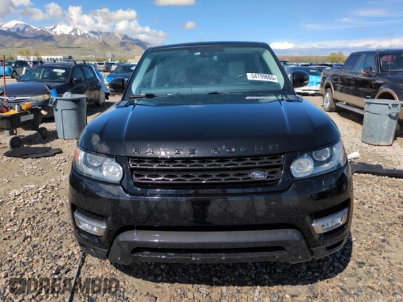 2014 Land Rover Range Rover Sport Supercharged with VIN SALWR2EFXEA305329, listed as a Copart auction lot 54799665 with 98,958 mi miles and Salvage title. Bid and sale history available at DreamBid. Image 5.