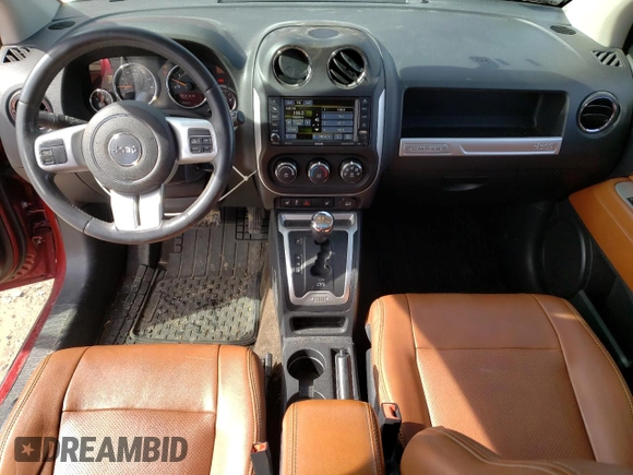 2016 Jeep Compass High Altitude Edition with VIN 1C4NJDEB7GD653853, listed as a Copart auction lot 43242863 with 73,977 mi miles. Bid and sale history available at carsss.com. Image 8.