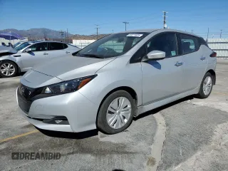2024 Nissan LEAF S with VIN 1N4AZ1BV8RC550511, listed as a Copart auction lot 63071925 with 22,174 mi miles and Salvage title. Bid and sale history available at DreamBid. Image 1.