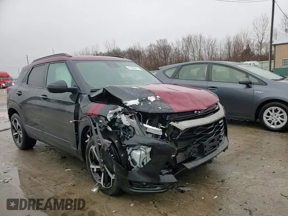 2021 Chevrolet TrailBlazer RS with VIN KL79MTSL1MB017739, listed as a Copart auction lot 47984415 with 66,957 mi miles and Salvage Title. Bid and sale history available at carsss.com. Image 10.