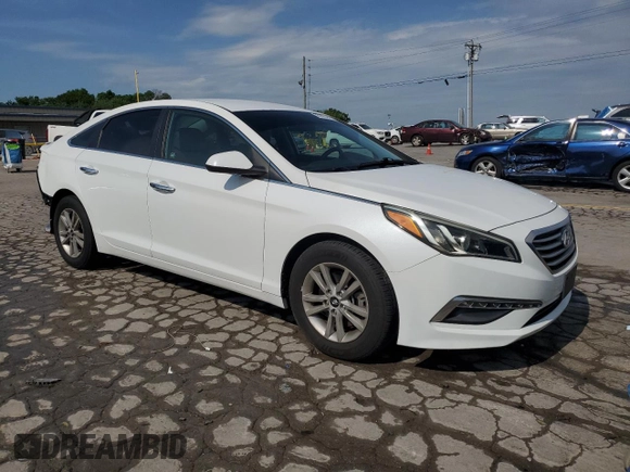 2015 Hyundai Sonata SE with VIN 5NPE24AF1FH104678, listed as a Copart auction lot 55205445 with 137,522 mi miles and Salvage Title. Bid and sale history available at DreamBid. Image 4.
