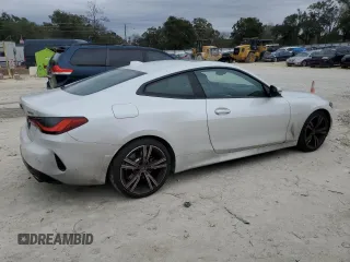 2021 BMW 4 Series 430i with VIN WBA53AP01MCF36632, listed as a Copart auction lot 88293765 with 41,429 mi miles and Salvage Title. Bid and sale history available at DreamBid. Image 3.