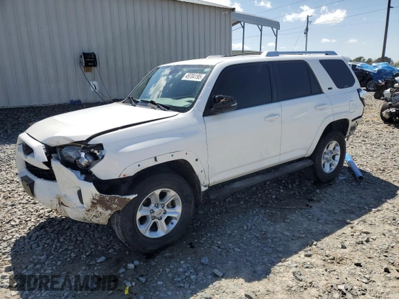 2018 Toyota 4Runner SR5 with VIN JTEBU5JR6J5497210, listed as a Copart auction lot 49704195 with 124,508 mi miles and Salvage Title. Bid and sale history available at DreamBid. Image 1.