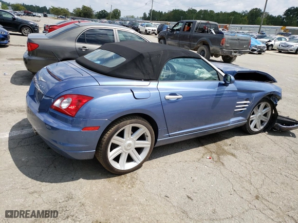 2005 Chrysler Crossfire Limited with VIN 1C3AN65L95X031875, listed as a Copart auction lot 67713144 with 34812 miles and Salvage Title. Bid and sale history available at carsss.com. Image 3.