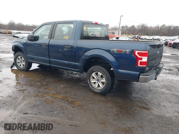 2019 Ford F-150 XL with VIN 1FTEW1EB3KFB10433, listed as a IAAI auction lot 41520139 with 104,405 mi miles and . Bid and sale history available at DreamBid. Image 3.