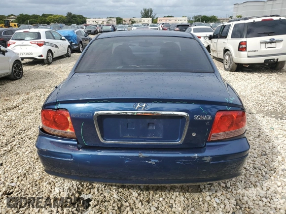 2004 Hyundai Sonata GLS with VIN KMHWF35H74A968455, listed as a Copart auction lot 78047664 with 151,930 mi miles and Salvage Title. Bid and sale history available at carsss.com. Image 6.