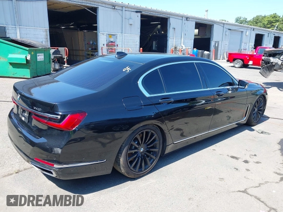 2020 BMW 7 Series 740i xDrive with VIN WBA7T4C03LGF97293, listed as a IAAI auction lot 40189953 with 64,936 mi miles and . Bid and sale history available at DreamBid. Image 4.
