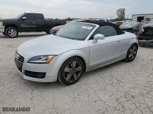 2008 Audi TT 2.0T with VIN TRUMF38J881015758, listed as a Copart auction lot 67186274 with 103,664 mi miles and Salvage Title. Bid and sale history available at carsss.com. Image 1.
