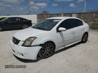 2008 Nissan Sentra SE-R z VIN 3N1BB61E58L663291, wystawiony jako Copart lot #53520825 z przebiegiem 158 840 mil mil oraz Szkoda całkowita • Salvage title. Historia ofert i sprzedaży dostępna na DreamBid. Obrazek 1.