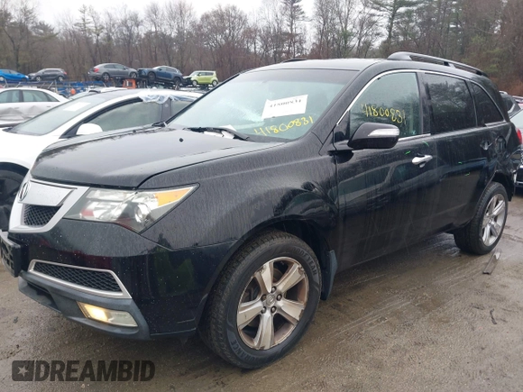 2012 Acura MDX Tech Pkg with VIN 2HNYD2H38CH532303, listed as a IAAI auction lot 41800831 with 174,086 mi miles. Bid and sale history available at carsss.com. Image 17.